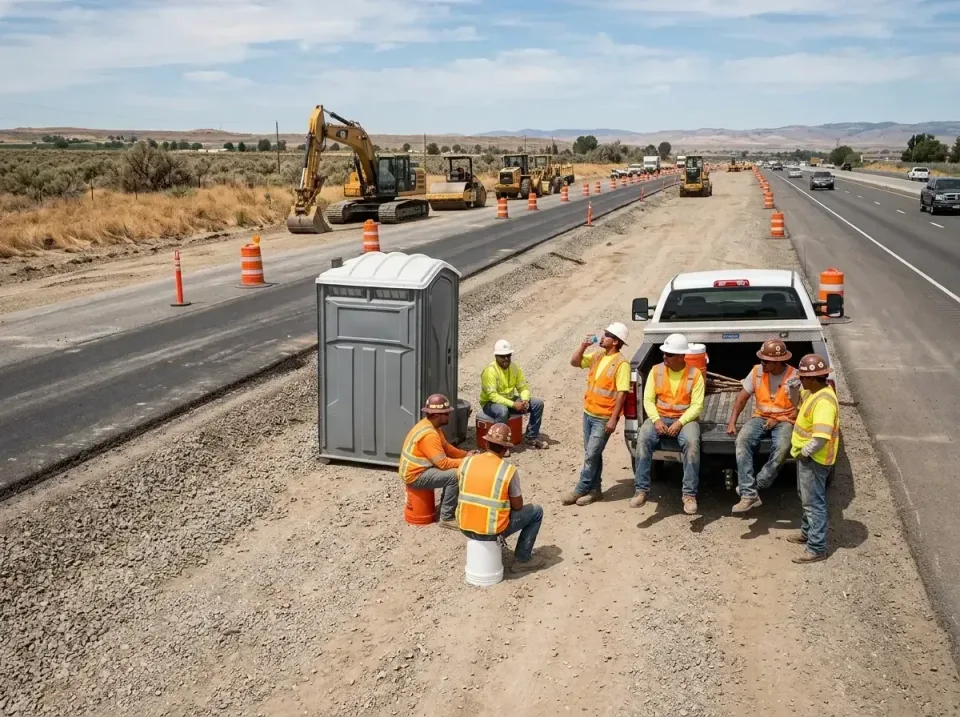 highway-road-construction-crew-007 — frequently asked questions, Porta Potty and Restroom Rentals in Hart, MI
